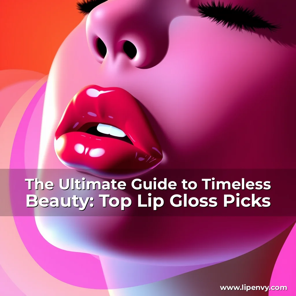 Read more about the article The Ultimate Guide to Timeless Beauty: Top Lip Gloss Picks