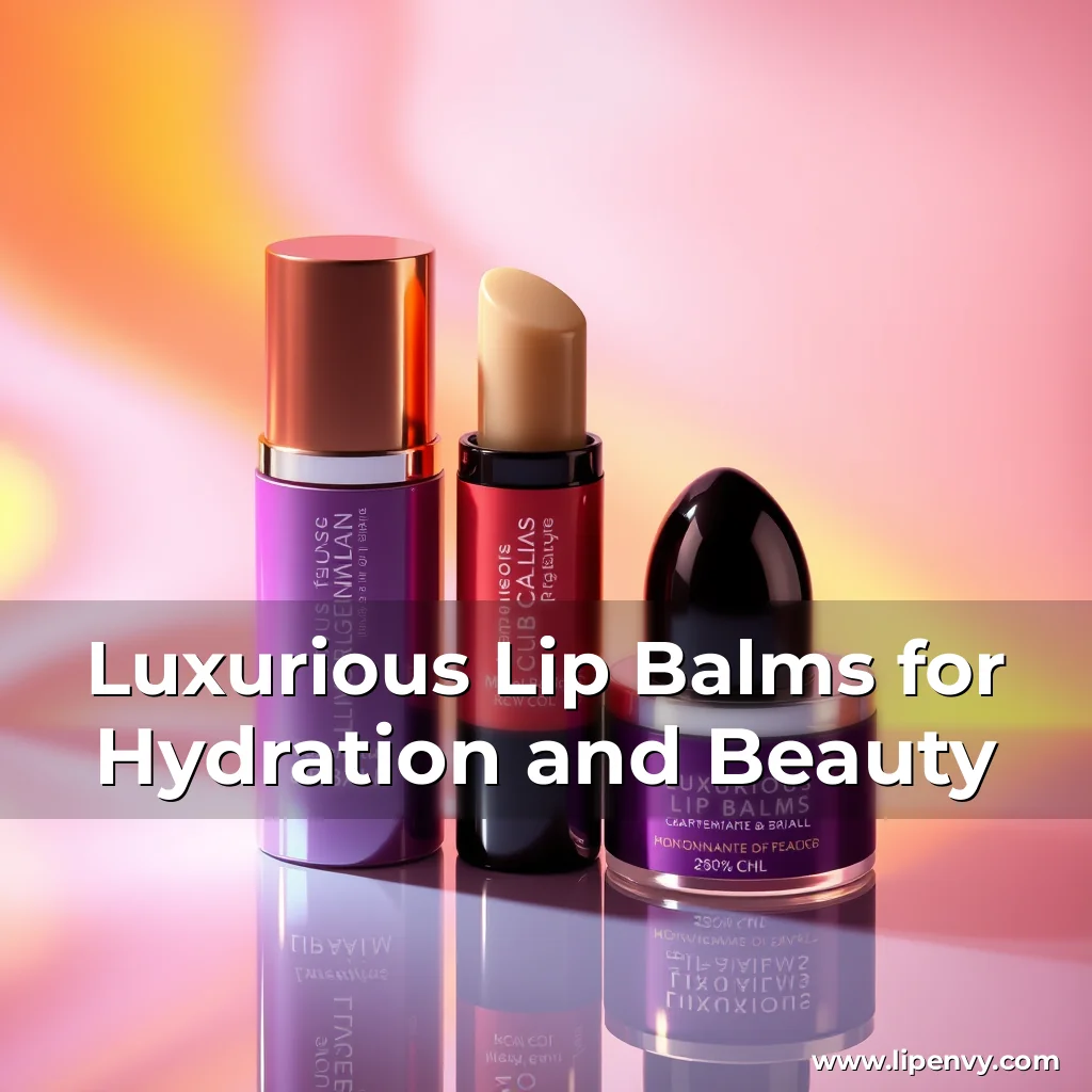 Read more about the article Luxurious Lip Balms for Hydration and Beauty