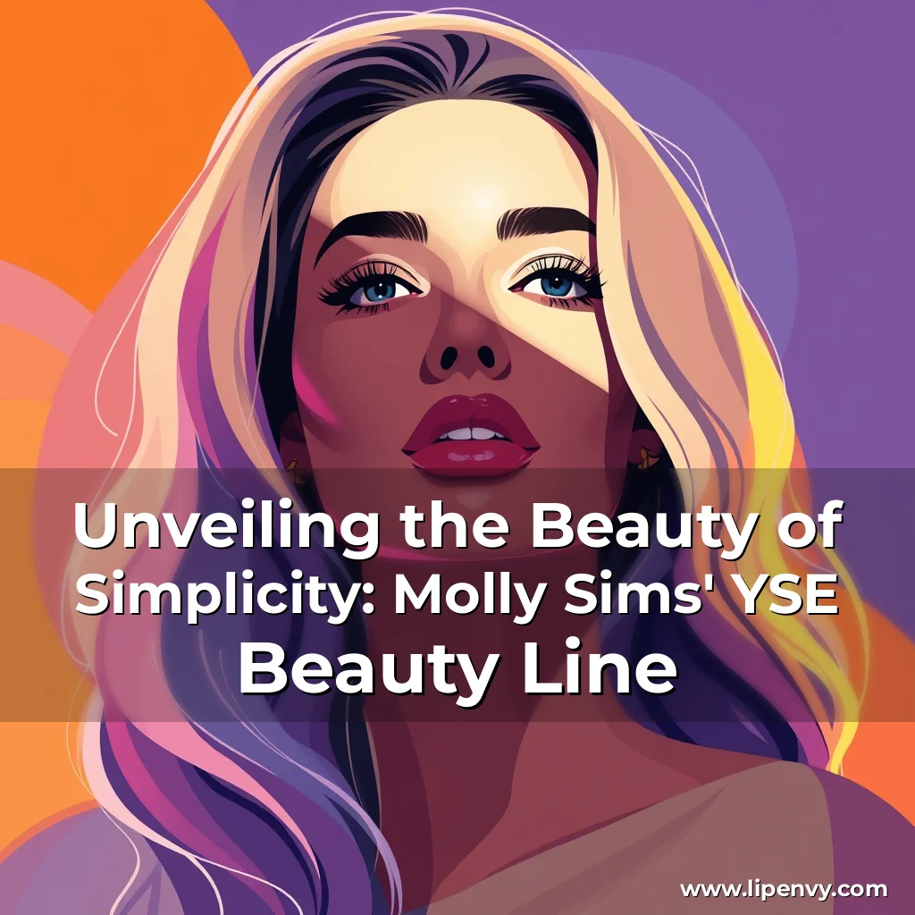 Read more about the article Unveiling the Beauty of Simplicity: Molly Sims’ YSE Beauty Line
