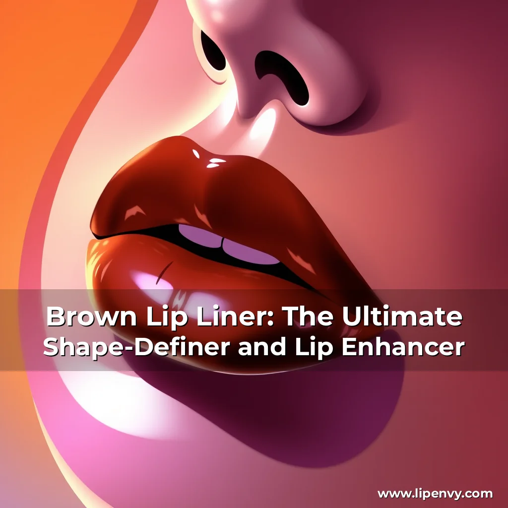 Read more about the article Brown Lip Liner: The Ultimate Shape-Definer and Lip Enhancer