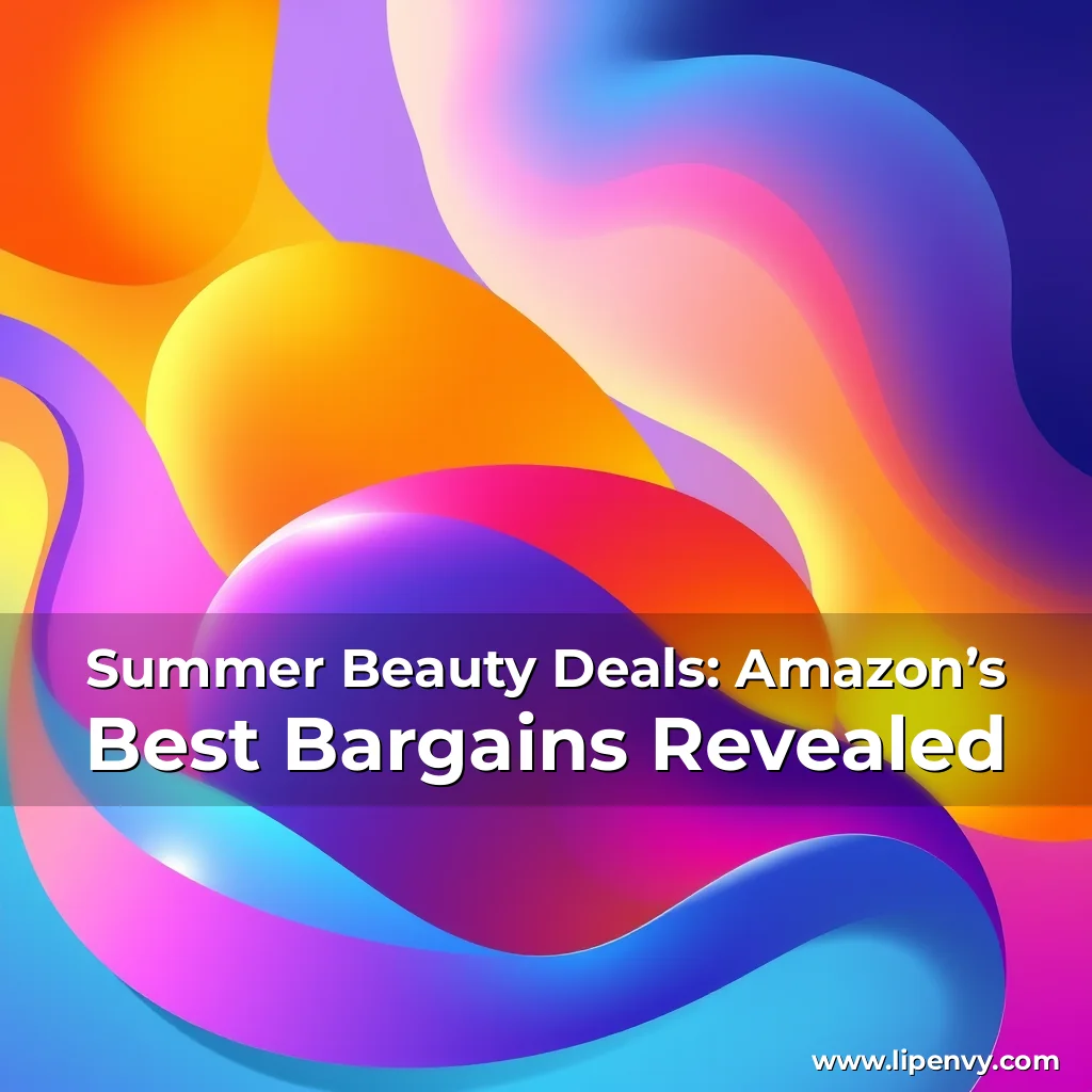 Read more about the article Summer Beauty Deals: Amazon’s Best Bargains Revealed