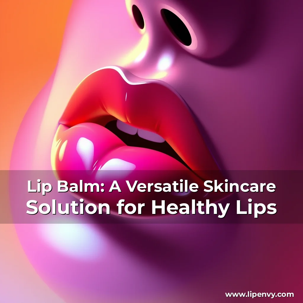 Read more about the article Lip Balm: A Versatile Skincare Solution for Healthy Lips