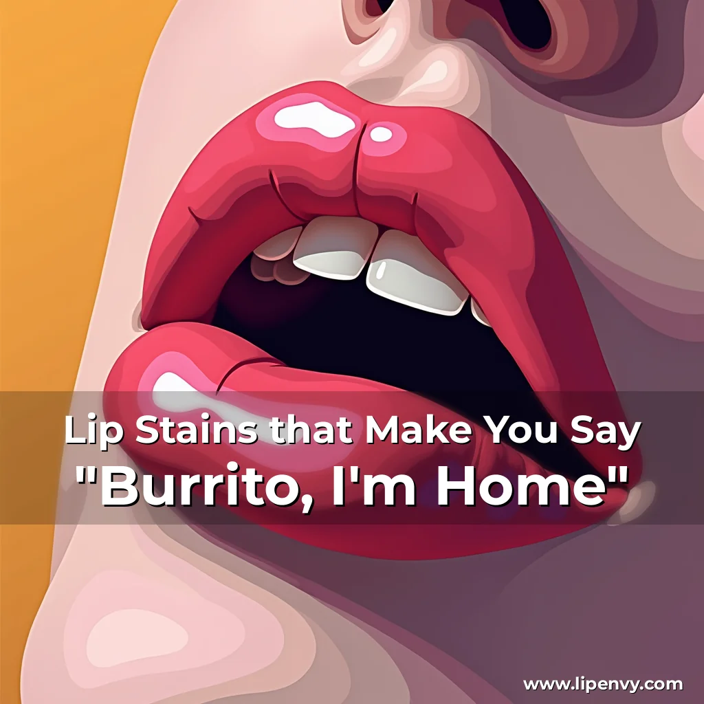 Read more about the article Lip Stains that Make You Say “Burrito, I’m Home”