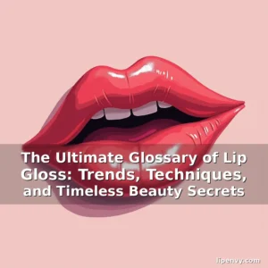 Read more about the article The Ultimate Glossary of Lip Gloss: Trends, Techniques, and Timeless Beauty Secrets