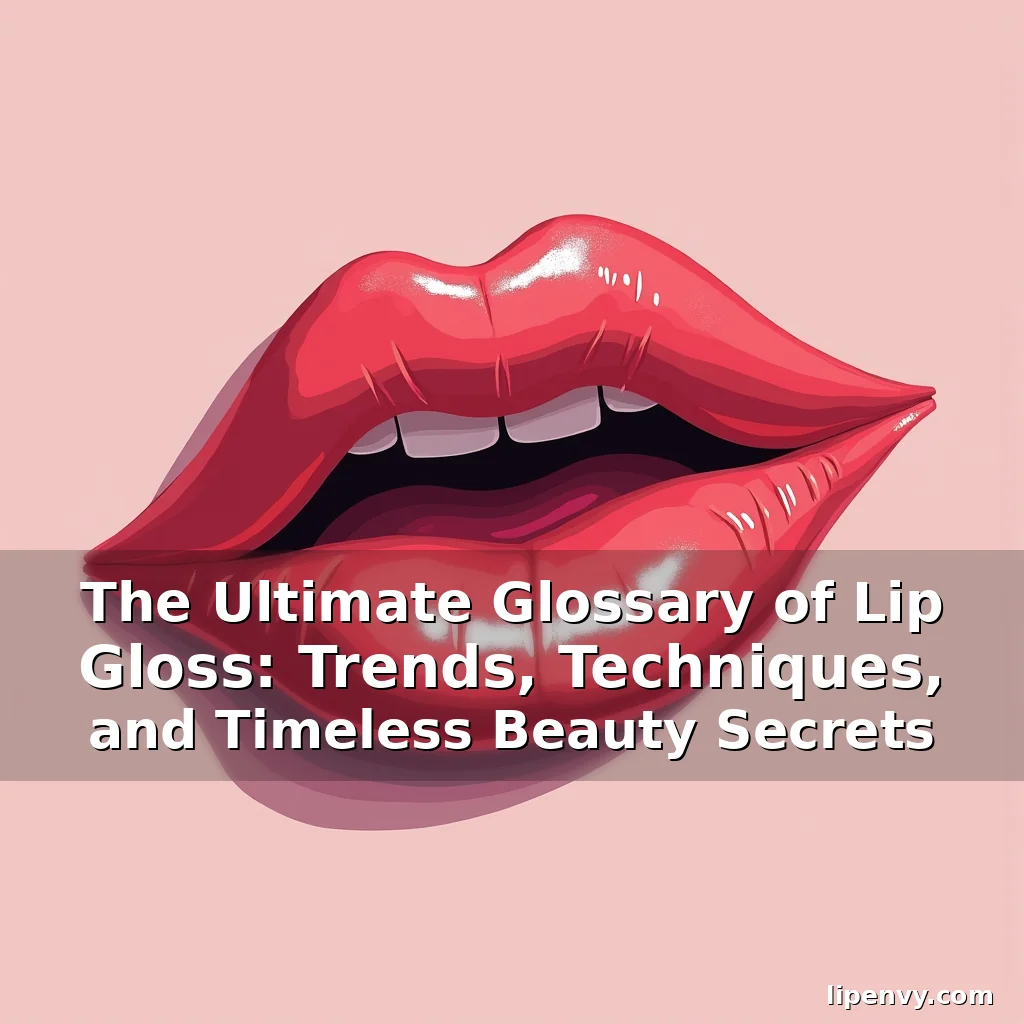 Read more about the article The Ultimate Glossary of Lip Gloss: Trends, Techniques, and Timeless Beauty Secrets