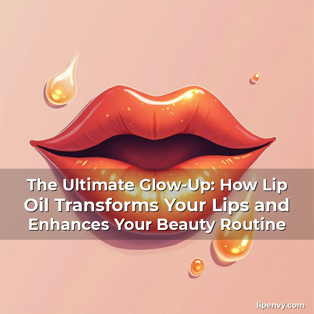 Read more about the article The Ultimate Glow-Up: How Lip Oil Transforms Your Lips and Enhances Your Beauty Routine