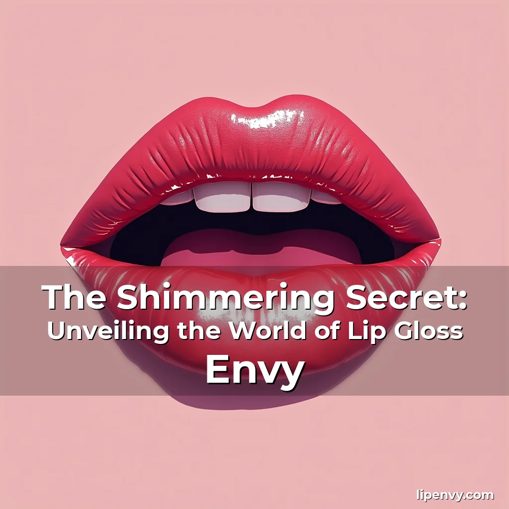 Read more about the article The Shimmering Secret: Unveiling the World of Lip Gloss Envy