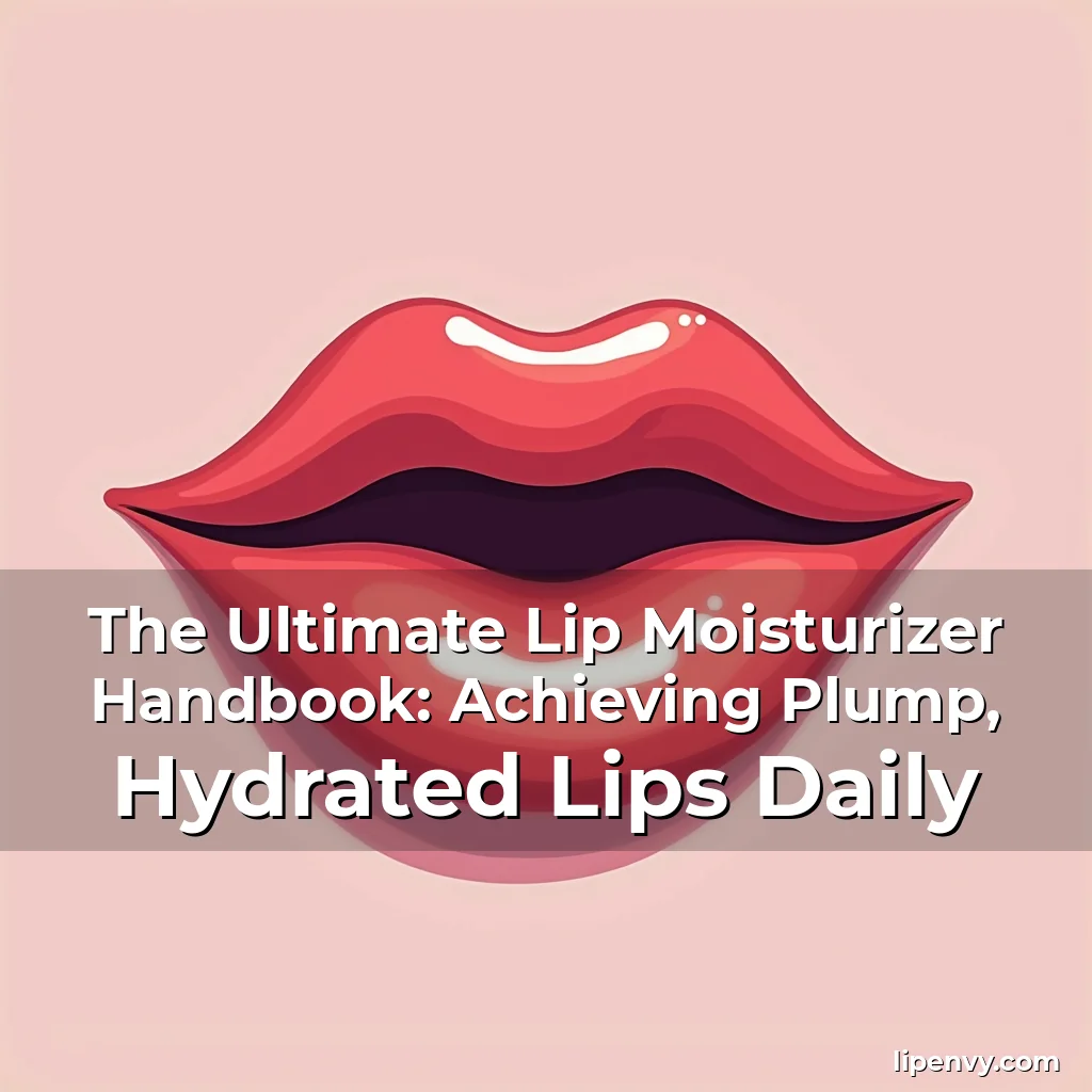 Read more about the article The Ultimate Lip Moisturizer Handbook: Achieving Plump, Hydrated Lips Daily